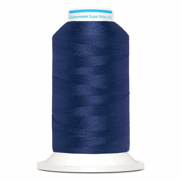 Gutermann Super Brite Polyester 40 Embroidery Thread 1000m Polyester Thread Suitable For Embroidery