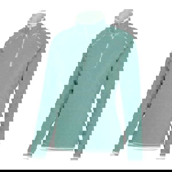 Mountain Warehouse Womens/Ladies Montana Half Zip Fleece Top - Light Teal - 