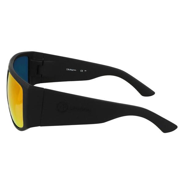 Dragon FIN - Matte Black with Polarized Lumalens Red Ionized Lens