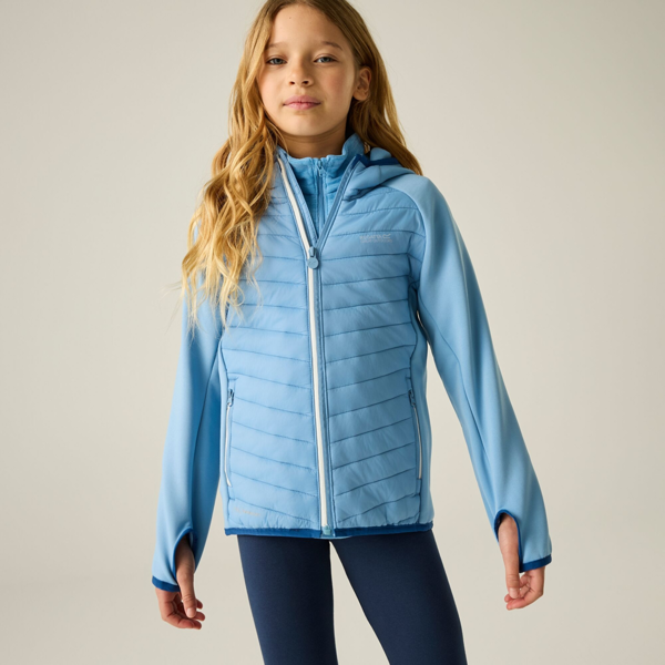 Regatta Kids Andreson Hybrid Padded Jacket - Denim Blue