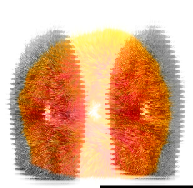 Mink Hair Band Orange