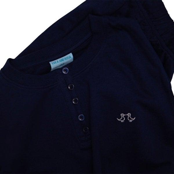 Luca and Rosa Womens Loungeset - navy