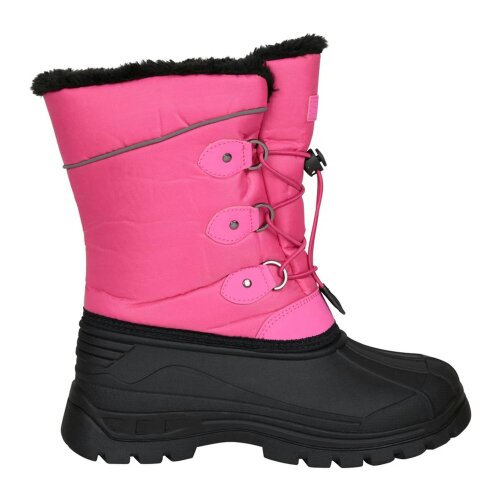Mountain Warehouse Kids Whistler Adaptive Snow Boots - Pink - Pink