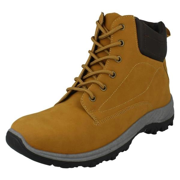 Spot On Mens Spot On Casual Lace Up Ankle Boots A3075