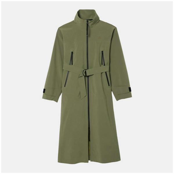 Lacoste Womens/Ladies Water Repellent Oversized Jacket - Khaki - 