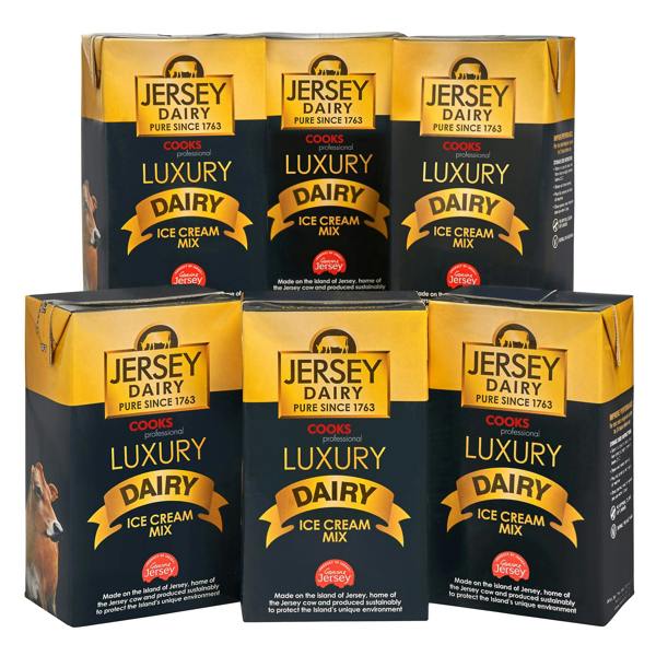 Luxury Jersey Dairy Ice Cream Mix | Pack of 6 x 1L