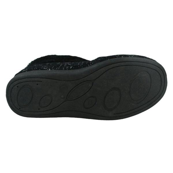 Rose Bank Ladies Rose Bank Memory Foam Knitted Bootee Slipper Karen