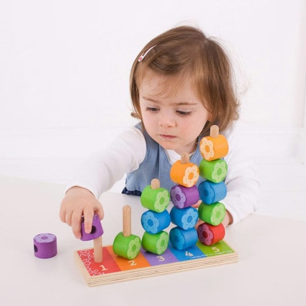 Bigjigs Toys First Flower Stacker