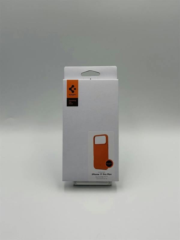 Spigen Silicone Fit Case with MagSafe for iPhone 17 Pro Max 6.7" Cosmic Orange - ACS11378