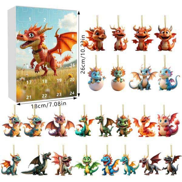 Leaper Dragon Baby Pendant Christmas Advent Calendar