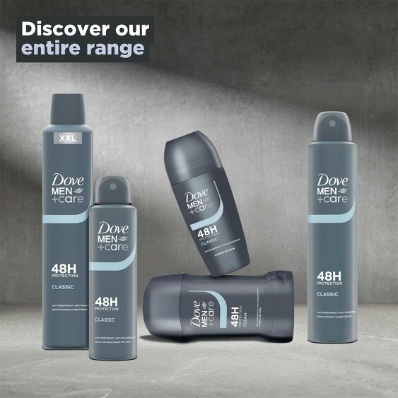 Dove Men+Care Fresh Anti-Perspirant Roll On Classic 18x50ml 48H Sweat Protection