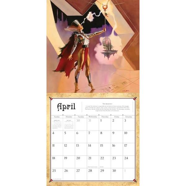 Boris Vallejo & Julie Bell's Fantasy Calendar 2027, Wall Calendars, Month To View, Art, Gift