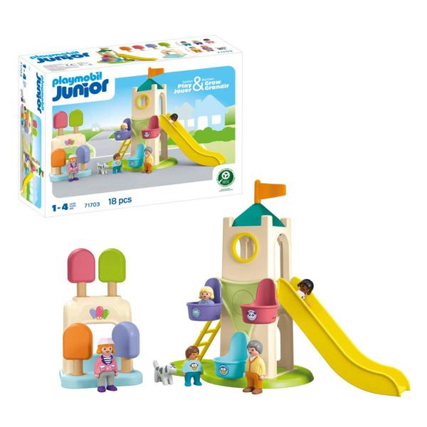 JUNIOR: Adventure Tower with Ice Cream Booth - 71703 Playset