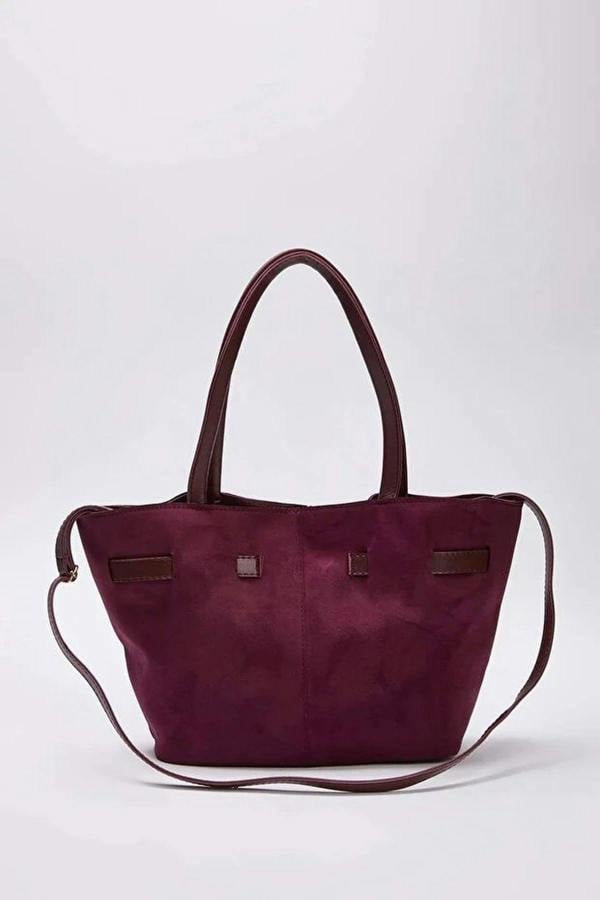 WOVCOR Soft Suede Handle and Crossbody Tote Shoulder Bag