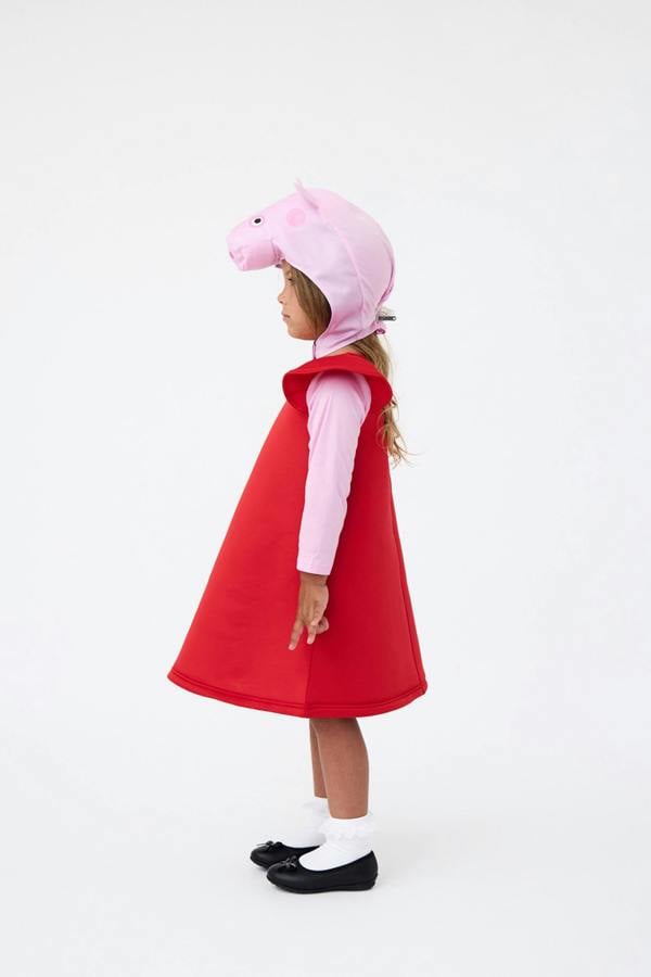 Vanilla Underground Peppa Pig Girls Red Peppa Pig 3D Headpiece 2 Piece Costume