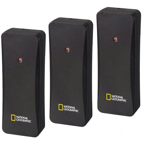 National Geographic VA colour LCD Weather Station incl. 3 Black Sensors