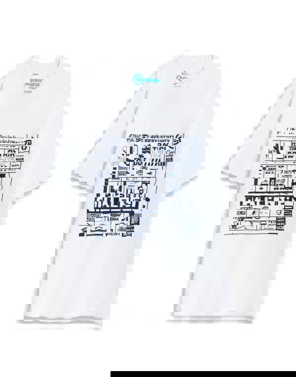 Top Gear Unisex Off-White Graphic Short Sleeved T-Shirt