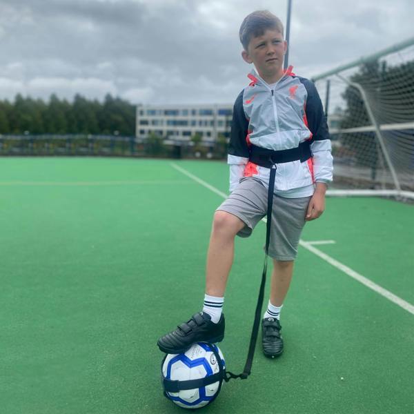 Football Kick Soccer Trainer, Hands Free Solo Practice - Optimum
