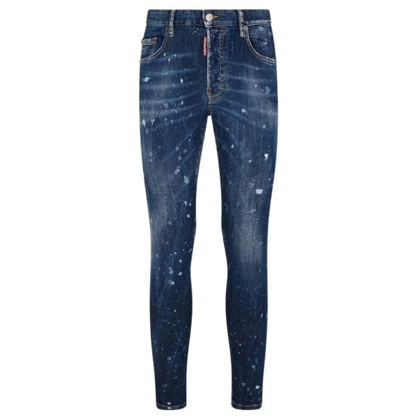 Dsquared2 Super Twinky Jean Splatter Design Blue Jeans