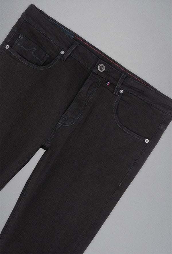 Paul & Shark Men's Black Rivet Stretch Denim Jeans