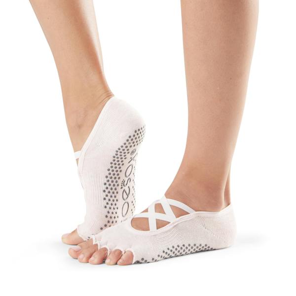 ToeSox Elle Half Toe Grip Socks - Ballet Pink