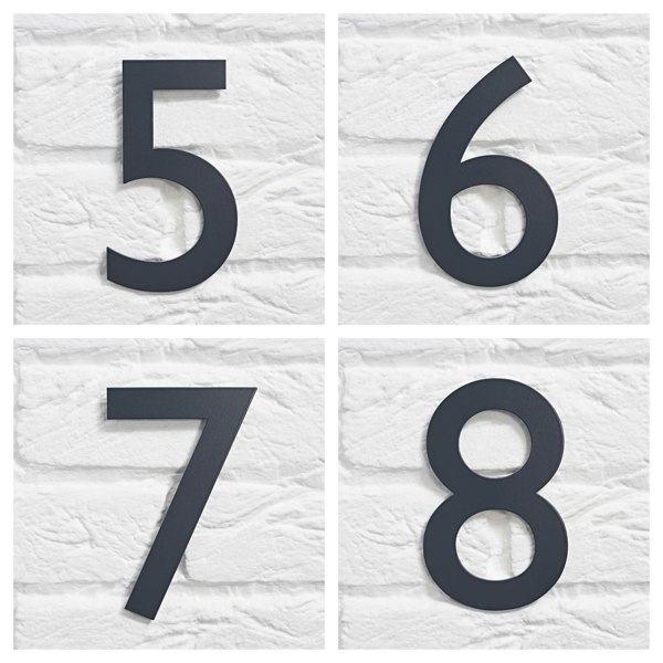 grey house number