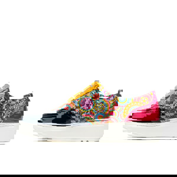 Embassy London Colorado - Multi Signature - Women's lightweight EVA sole trainer with brogue details