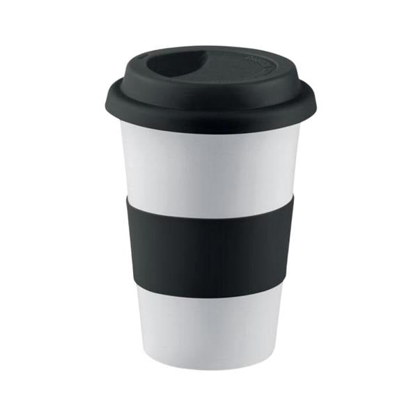 MidOcean Tribeca Ceramic Mug With Lid - Black - 