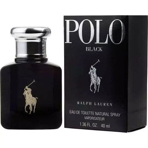 Ralph Lauren Polo Black 40ml Eau De Toilette EDT Spray For Him