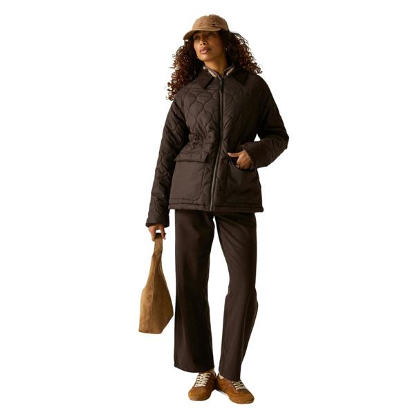 Regatta Womens/Ladies Amira Quilted Padded Jacket - Dark Chocolate - 