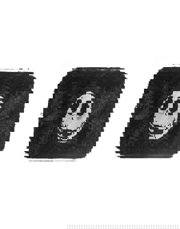 Disney The Nightmare Before Christmas Womens Black The Nightmare Before Christmas Jack Skellington Makeup Bag and Mirror (One Size)