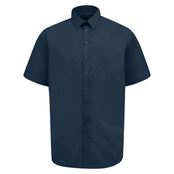 Duke Mens D555 Lucas Stretch Kingsize Short-Sleeved Shirt - Navy - 