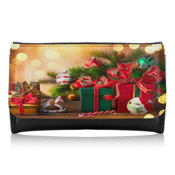 Benjamin Tate Design Christmas Holidays Dining Maxi Purse