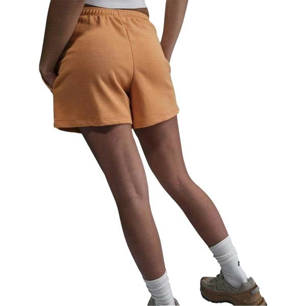 Nike Womens/Ladies Relaxed Fit Sweat Shorts - Copper - 