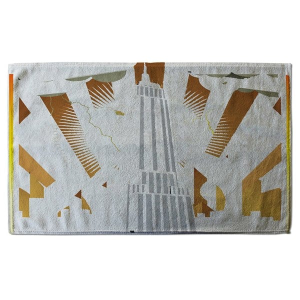 Benjamin Tate Design Art Deco Skyscraper (Bath Towel)