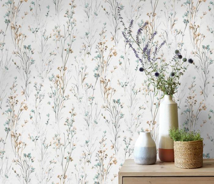 Erismann Bright Meadow Floral Wallpaper