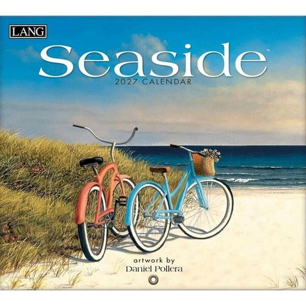 Seaside Deluxe Calendar 2027, Deluxe Calendars, Month To View, Travel, Gift
