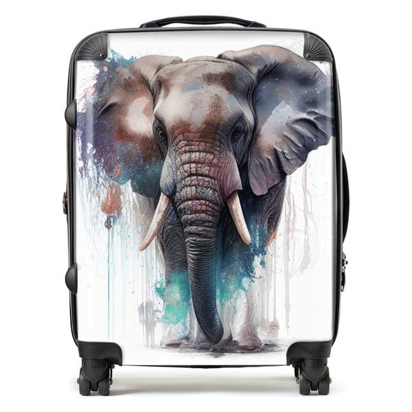 Warren Reed Elephant Splashart Suitcase