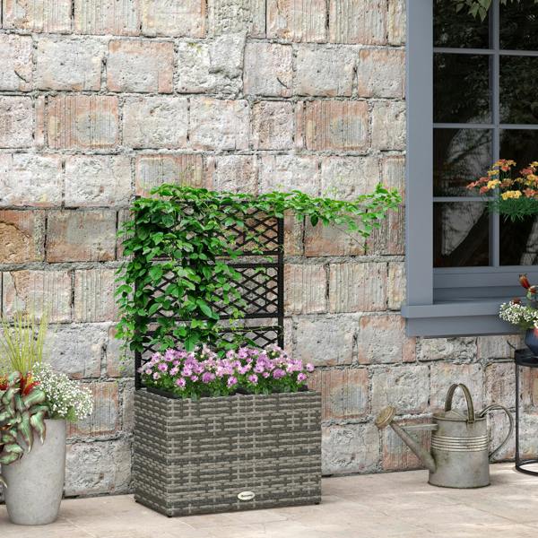 Rattan Garden Bed