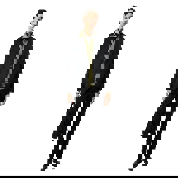 Lacoste Mens High-Neck Fleece Quarter Zip Sweatshirt - Green - 