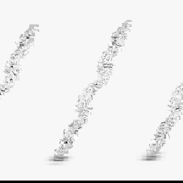 T. H. Baker 18ct White Gold 0.66ct Brilliant Cut Diamond Half Eternity Ring R24183GW18DD