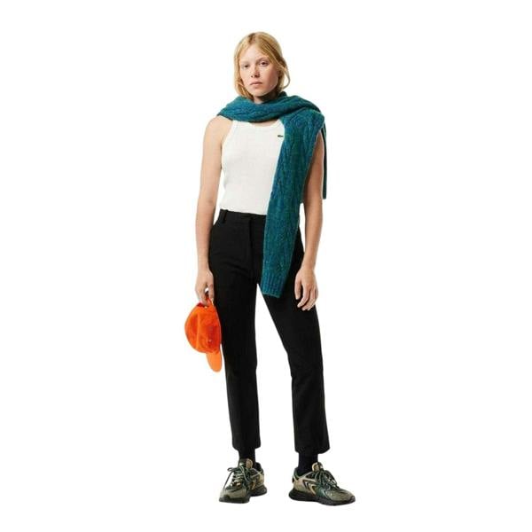 Lacoste Womens/Ladies Cotton Chinos - Black - 