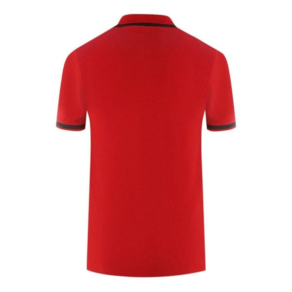 Aquascutum Tipped Aldis Polo Shirt - Red