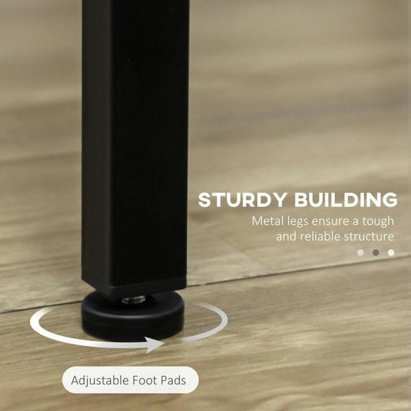 Black metal stool leg with adjustable foot pad for stable industrial bar seating