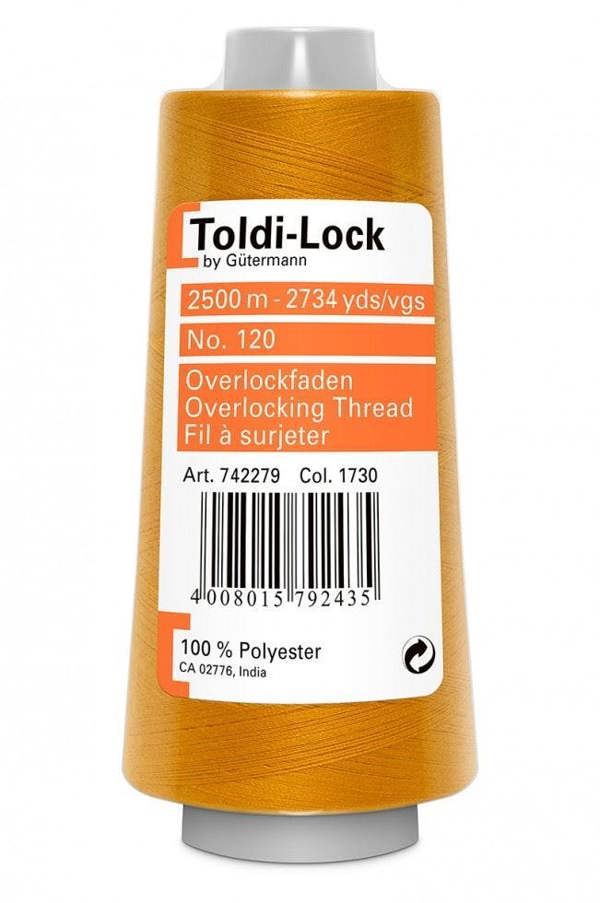 Gutermann Toldi Lock Overlocker Thread 2500m Polyester Thread Suitable For Dressmaking
