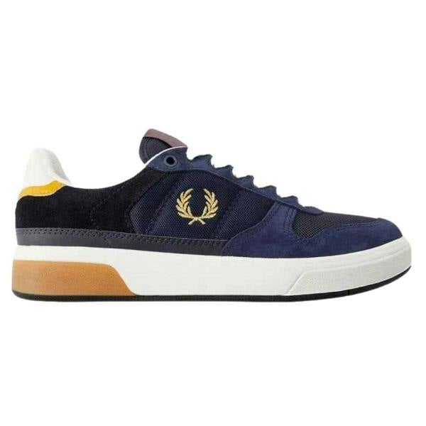 Fred Perry Womens/Ladies Leather Trainers - Blue - 