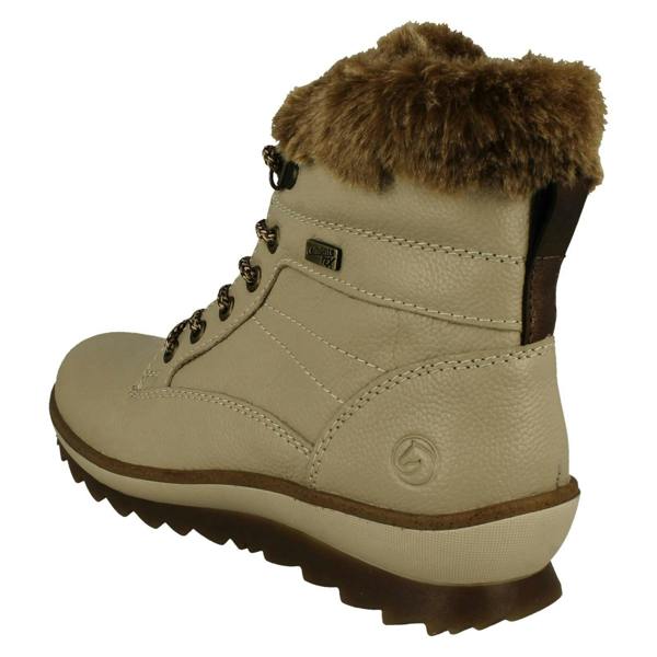 Remonte Ladies Remonte Cuff Detailed Warm Lined Ankle Boots R8477