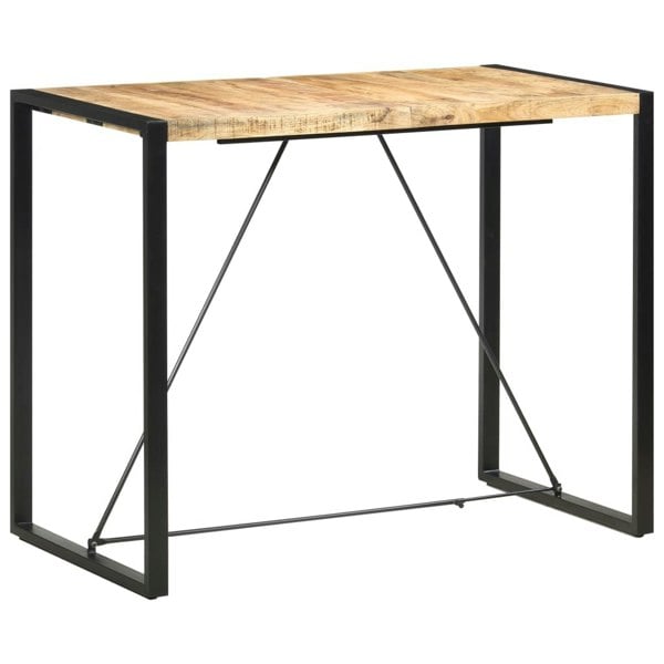 Berkfield Bar Table 140x70x110 cm Solid Mango Wood
