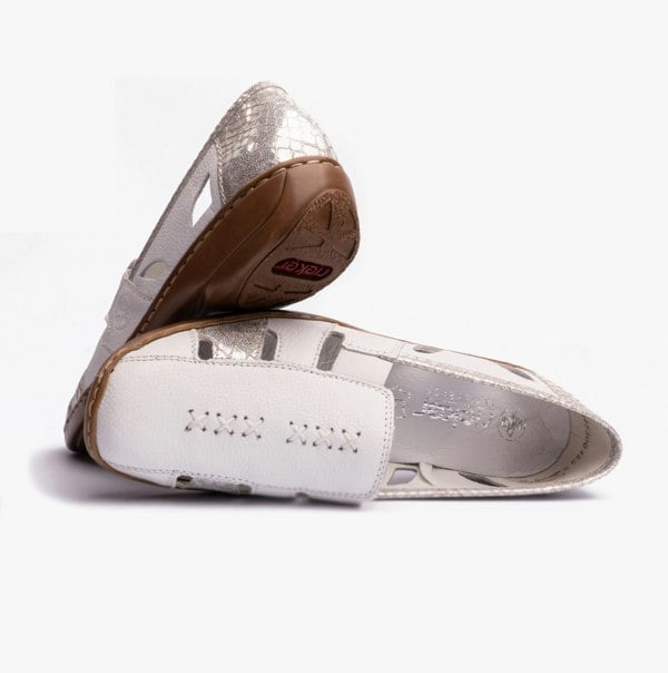 Rieker 41385-80 Womens Shoes - White