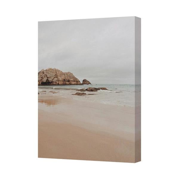 Benjamin Tate Design Serene Beach Ocean Scene Canvas Print 8585 Wall Art